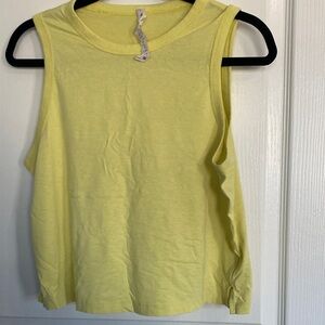 Lululemon Athletica Yellow Muscle Tee